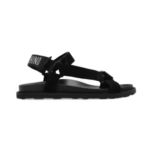 Logo-Jacquard Touch-Strap Fastened Sandals