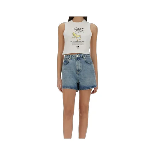 Cropped Top With Print