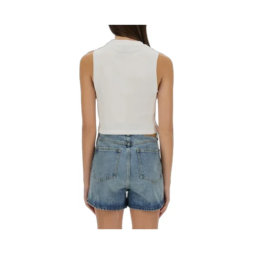 Cropped Top With Print