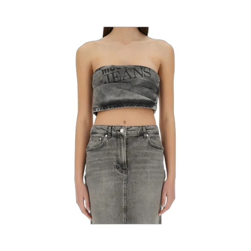 Denim Tube Top