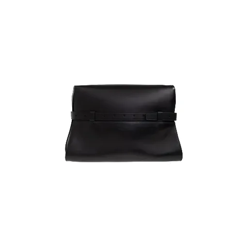 Belted Leather Shoulder Bag