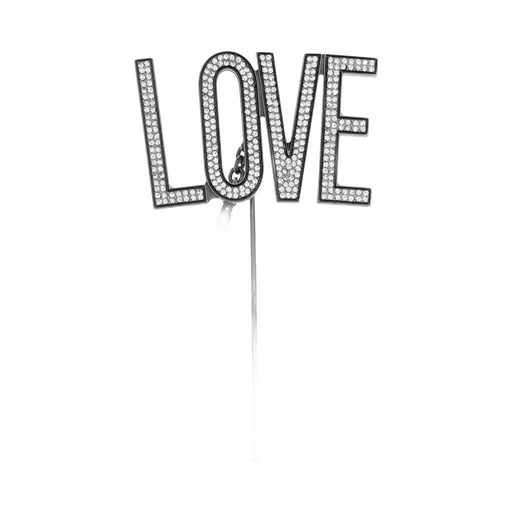 Love Crystal-Embellished Brooch