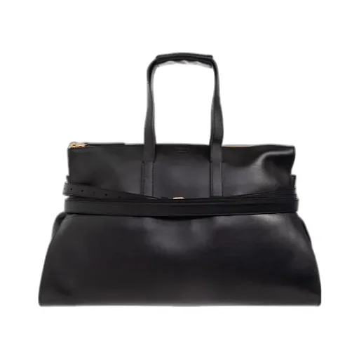 Belted Top-Handles Tote Bag