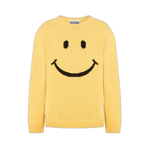 Smiley Face Knit Sweater