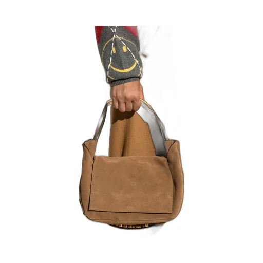 Suede Shoulder Bag