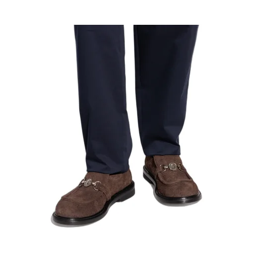 Calf-Hair Slip-On Loafers
