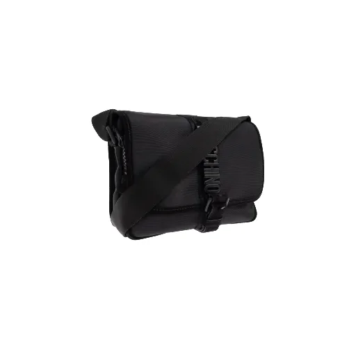 Logo-Plaque Buckled Shoulder Bag