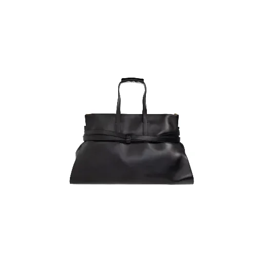 Belted Top-Handles Tote Bag