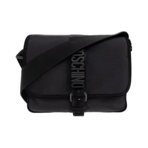 Logo-Plaque Buckled Shoulder Bag