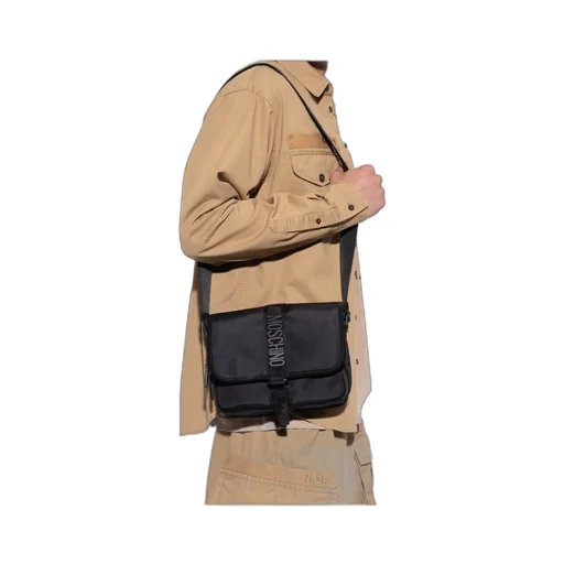 Logo-Plaque Buckled Shoulder Bag