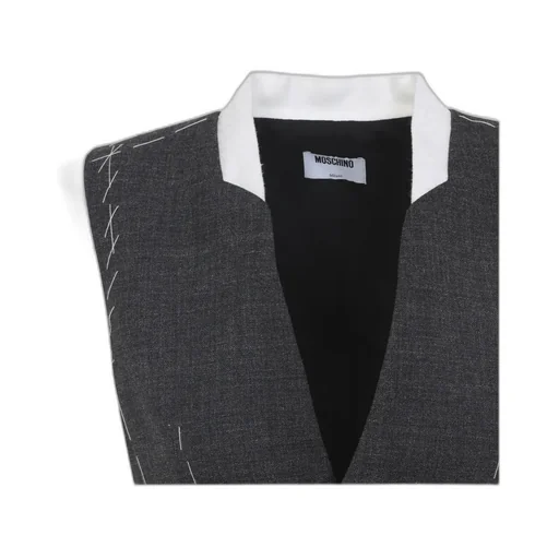 Tailored Stitching-Detail Gilet