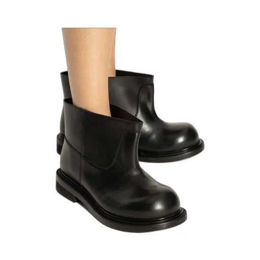 Round-Toed Ankle Boots
