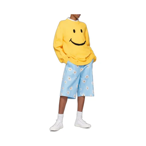 Smiley Face Knit Sweater
