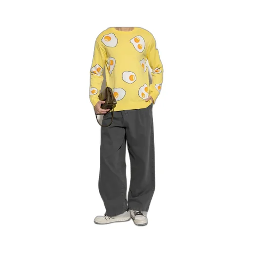 Logo Intarsia Crewneck Jumper