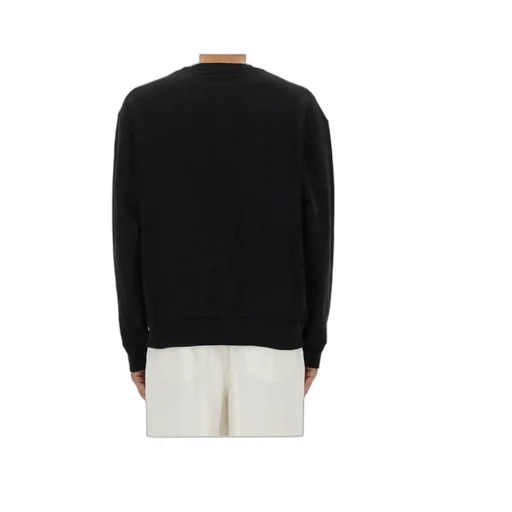 Sweatshirt With Laurel Crown Logo Embroidery