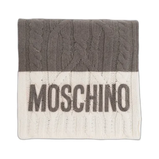 Cable-Knit Panelled Scarf