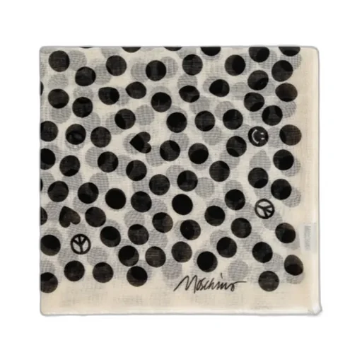 Polka-Dot Pattern Scarf