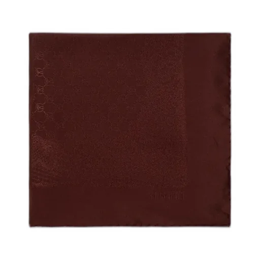 Monogram-Pattern Silk Scarf