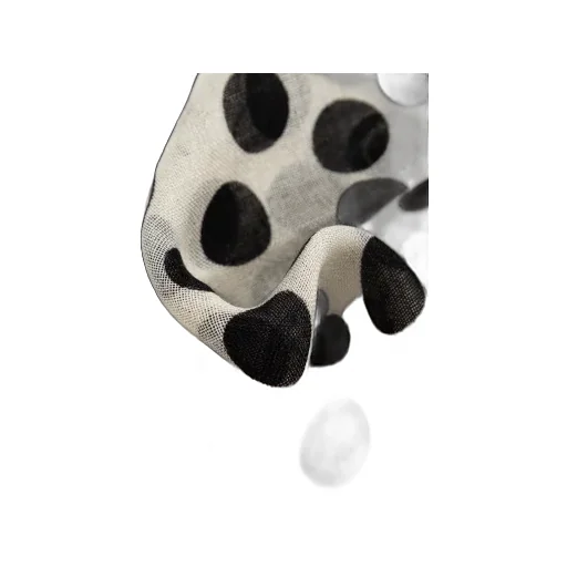 Polka-Dot Pattern Scarf