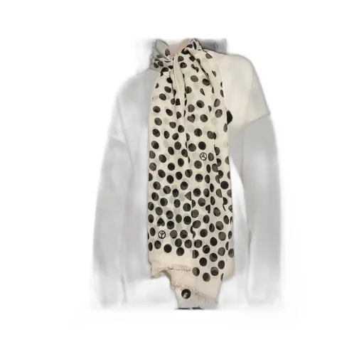 Polka-Dot Pattern Scarf