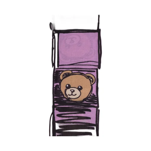 Teddy-Print Scarf
