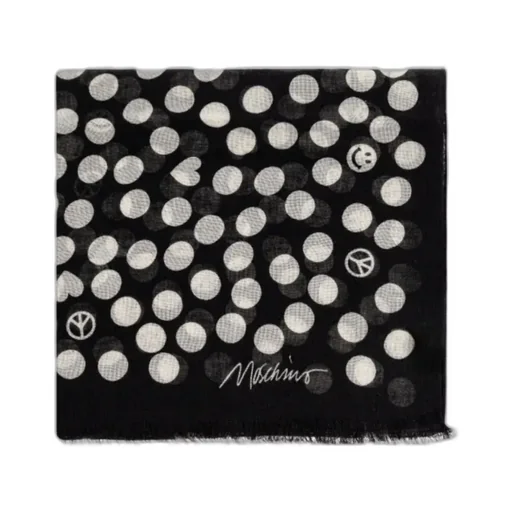 Polka-Dot Pattern Scarf