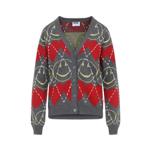 Smiley-Heart Cardigan
