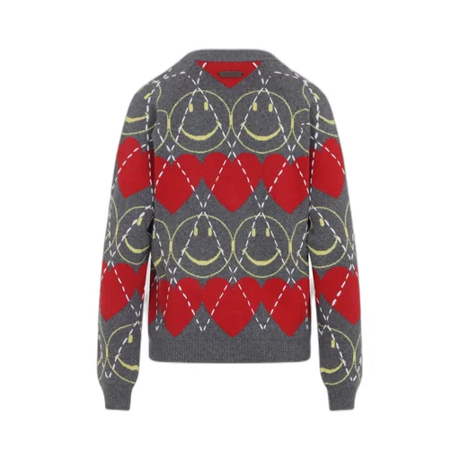 Smiley-Heart Cardigan