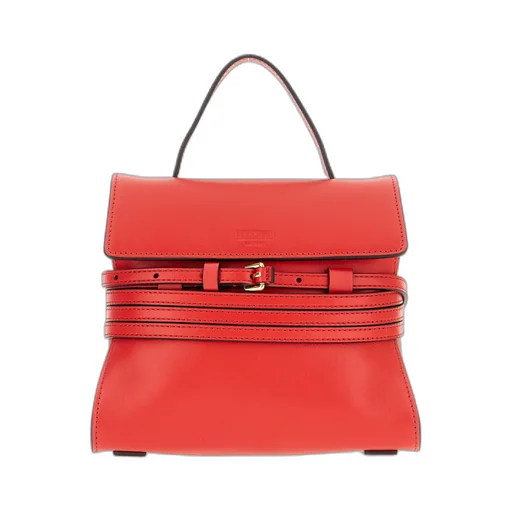 Tie Me Leather Tote Bag