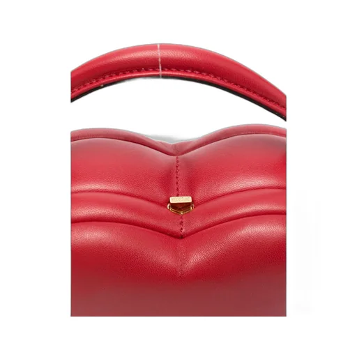Heart-Shaped Quilted Tote Bag