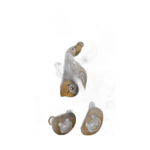 Teddy-Print Silk Scarf