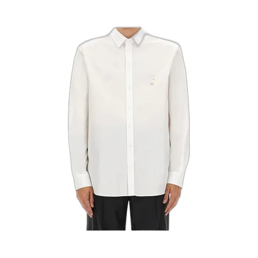 Goose Embroidered Long-Sleeved Shirt