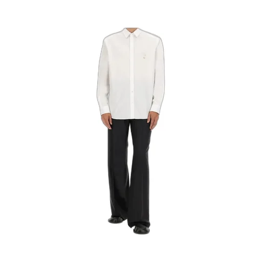 Goose Embroidered Long-Sleeved Shirt