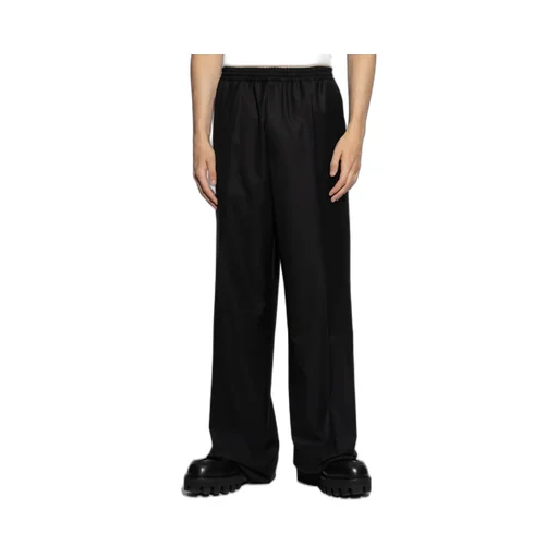 Pleat Detailed Straight-Leg Pants