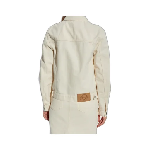 Button-Fastening Denim Jacket