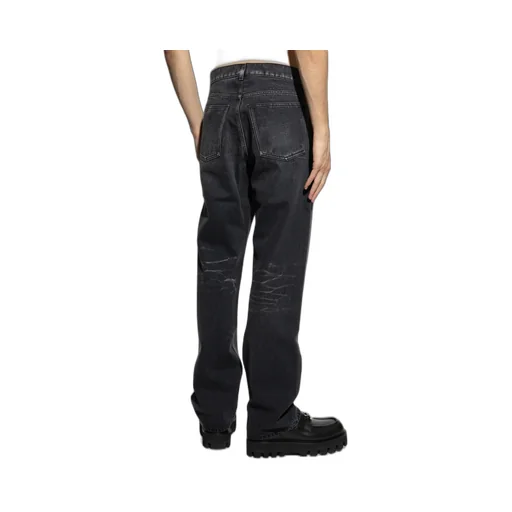 Five-Pocket Faded Jeans