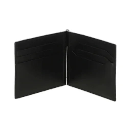Open-Fold Money Clip Wallet