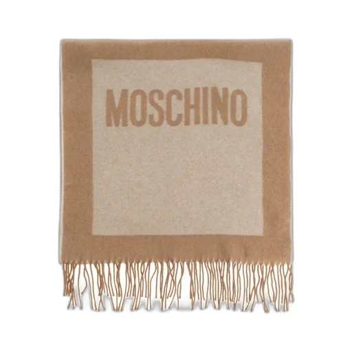 Logo-Detailed Fringed Scarf