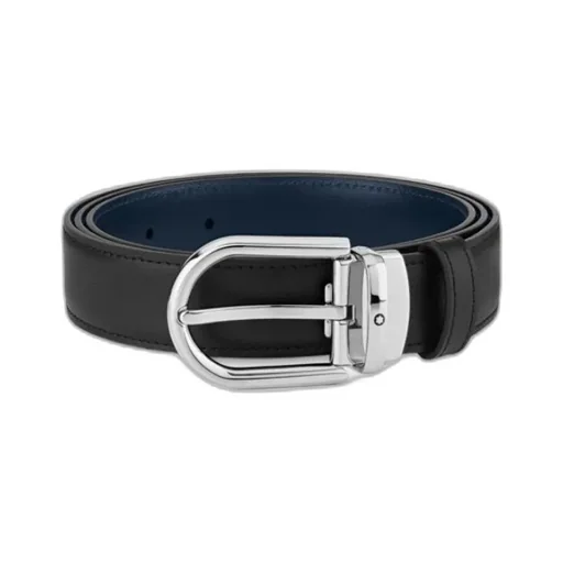 Reversible Horseshoe Buckle Belt