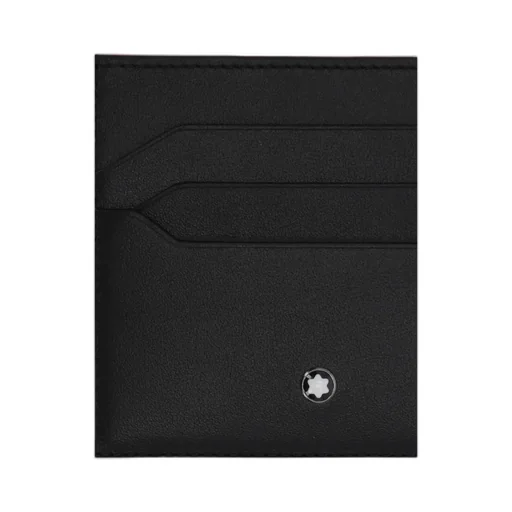 Logo Plaque Leather Cardholder