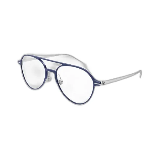 Matte-Effect Round-Frame Glasses