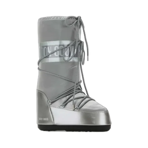 Icon Glance Lace-Up Satin Snow Boots