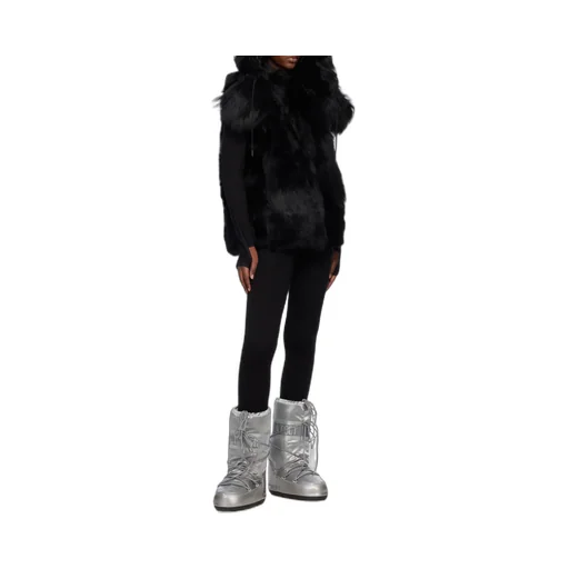 Icon Glance Lace-Up Satin Snow Boots