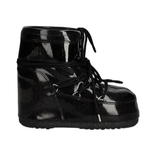 Icon Low Glitter Lace-Up Boots