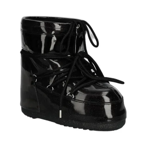 Icon Low Glitter Lace-Up Boots