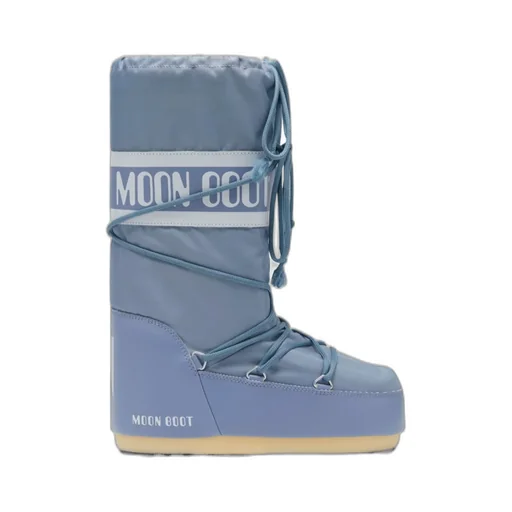 Icon Logo Printed Lace-Up Boots