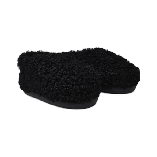 Faux Curly Slip-On Sandals