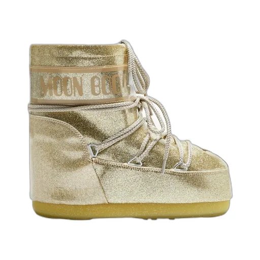 Icon Low Glitter Lace-Up Boots