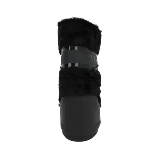 Logo Printed Lace-Up Snow Boots