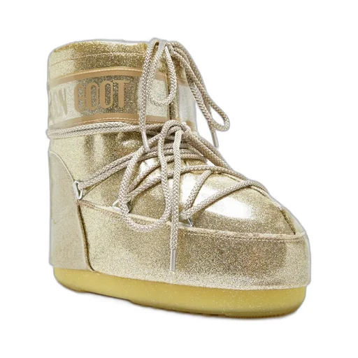 Icon Low Glitter Lace-Up Boots